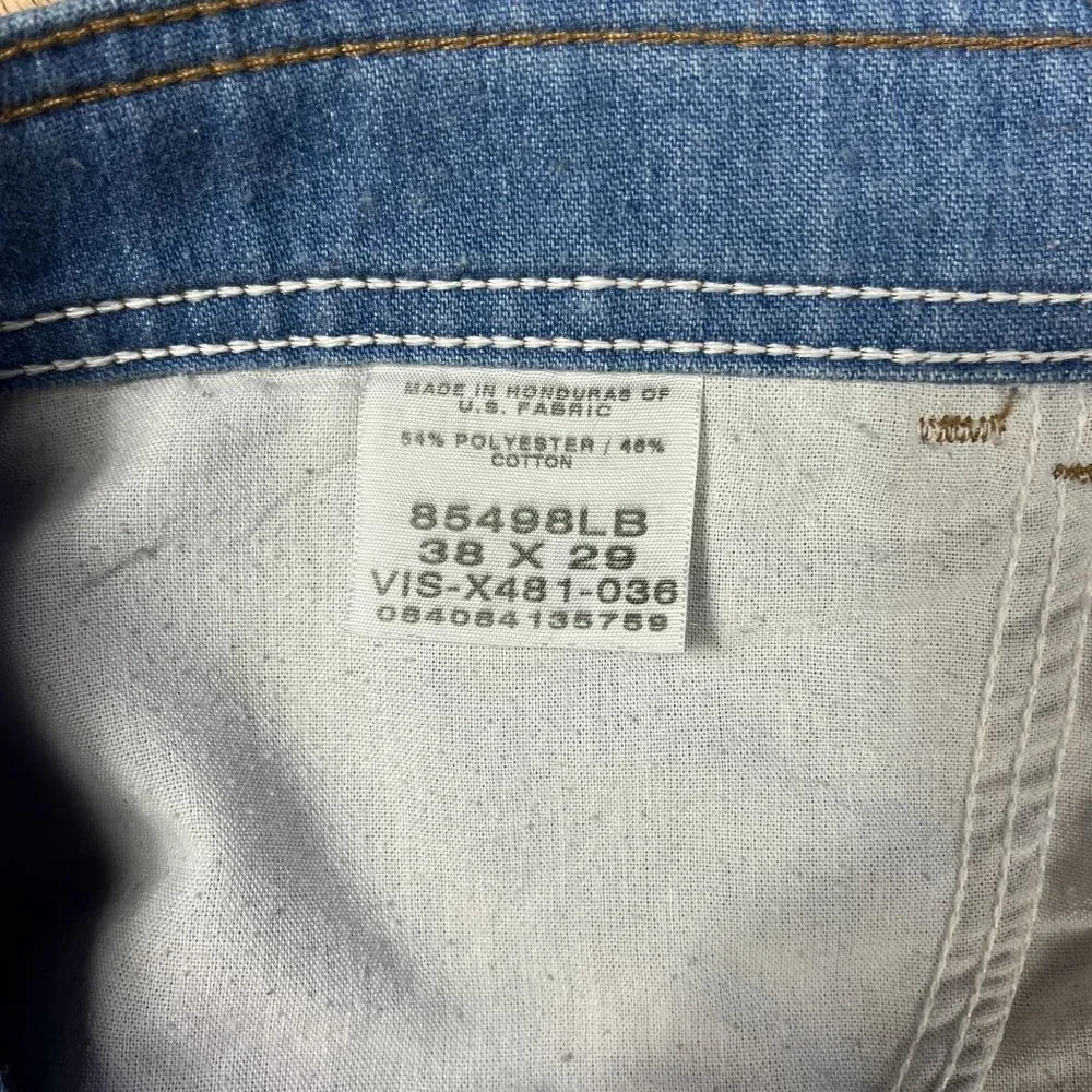 Vintage Wrangler Ankle Pants Mens 38x21 Thrashed Patina Straight High‎ Rise